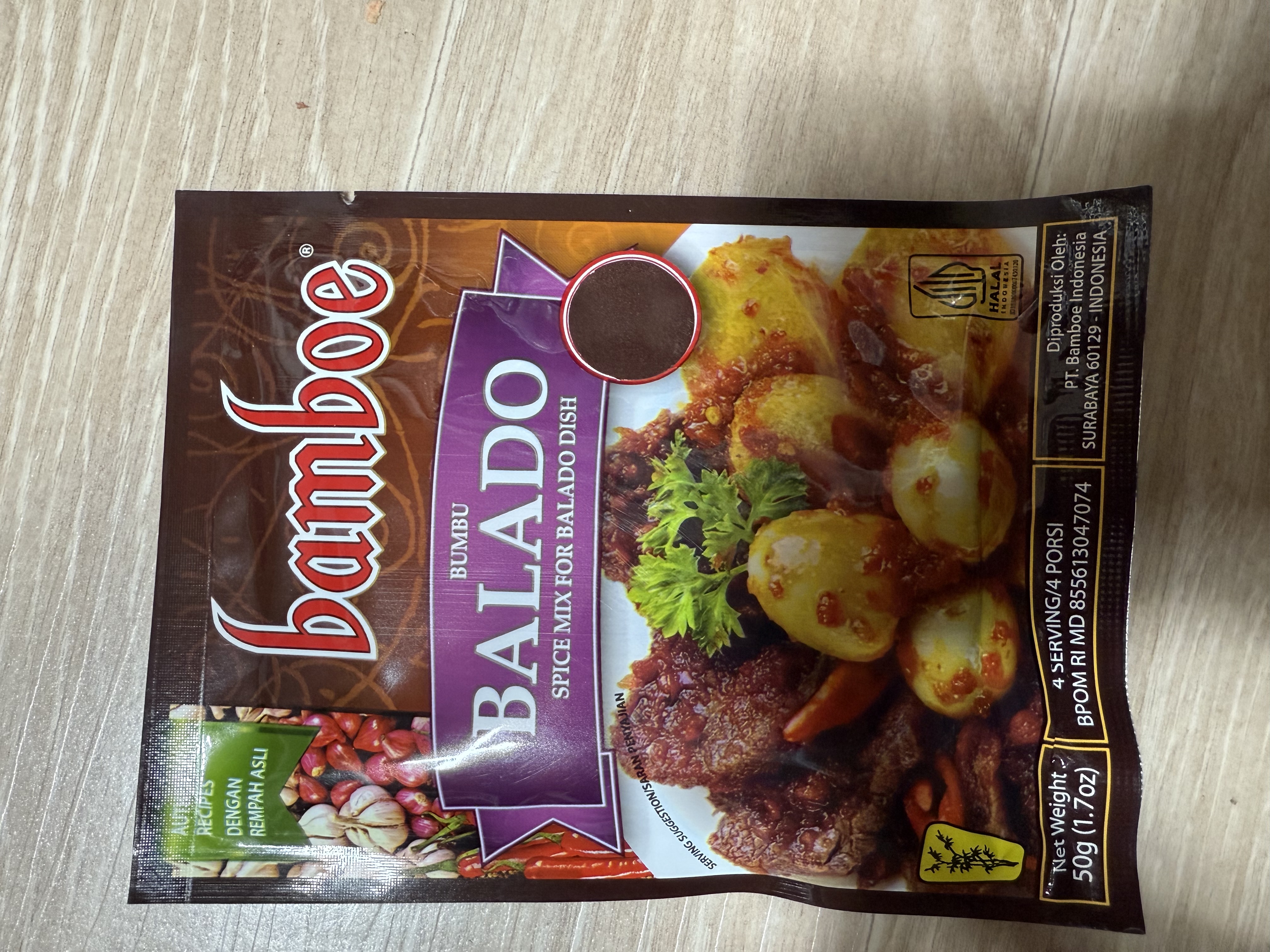 Bumbu Bamboe Balado