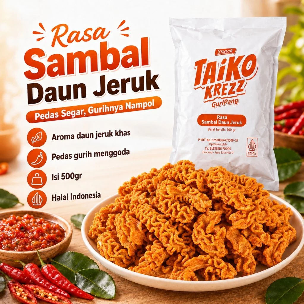 Taiko Sambal Daun Jeruk
